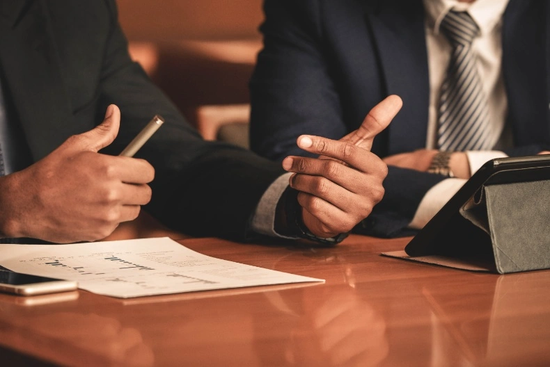 Modern conveyancing team at work